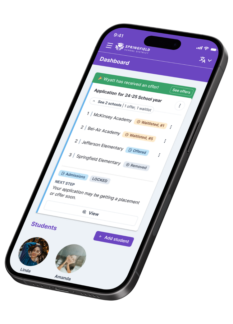 screenshot of Avela Suite